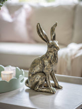 Laura Ashley Antiqued Large Sitting Hare Sculpture